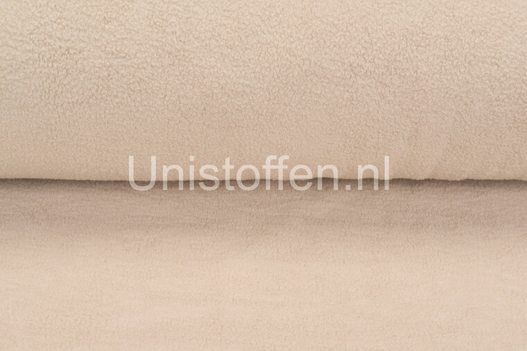 Baumwolle Fleece sand