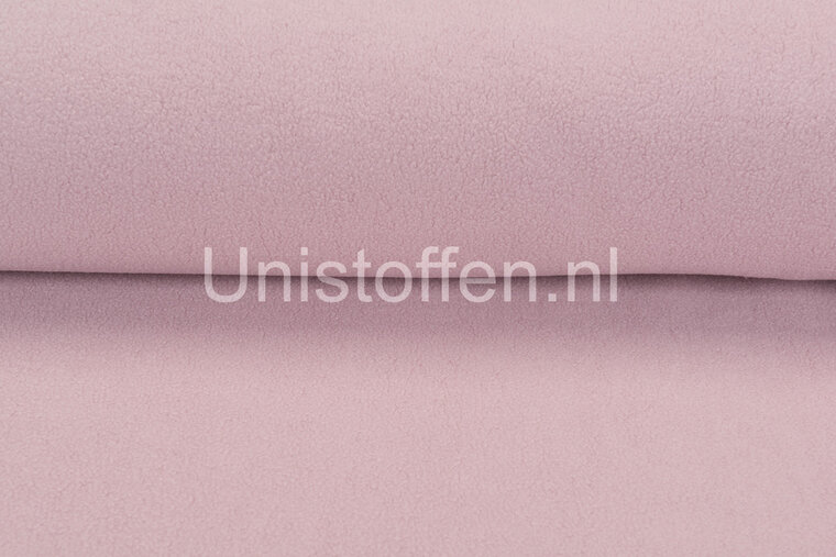 Baumwolle Fleece dunkelrosa