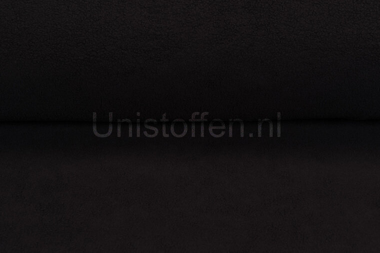 Baumwolle Fleece schwarz