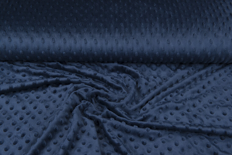 Minky fleece dunkelblau