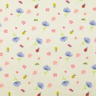 Baumwolljersey bedruckt digital little flowers mint