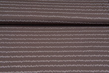 Baumwolljersey bedruckt irreguler stripes braun