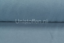 Baumwolle Fleece metal blau