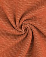 Jacquard heavy sweat brushed rost-orange