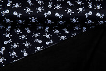 Softshell bedruckt skulls schwarz-hellgrau