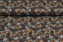 Baumwolljersey bedruckt digital animal print