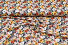 Baumwolljersey bedruckt digital multicolor flower 1