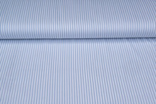 Viskose Jersey bedruckt stripes weiss-metalblau