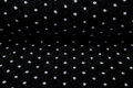 Boiled wool fluffy small dots schwarz-grau